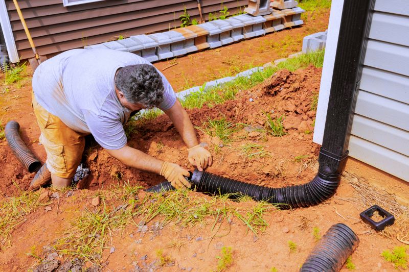 Plastic Downspout Installation