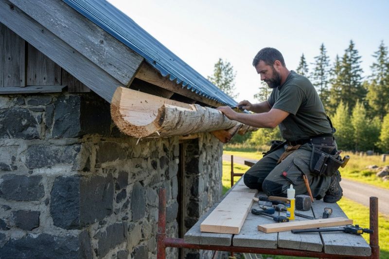 Wood Gutter Repair