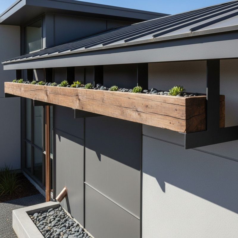Wood Gutters Installation